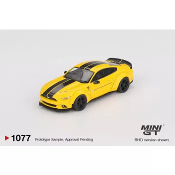 Minigt - 1:64 Ford Mustang LB-Works Triple Yellow 2015 (LHD)