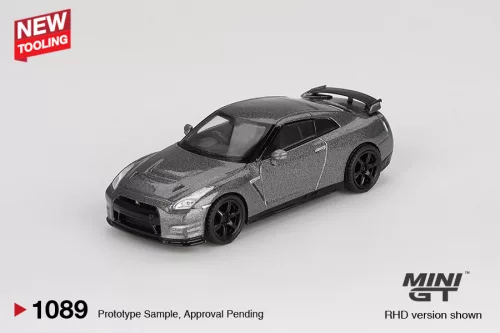 Minigt - 1:64 Nissan GT-R NISMO R35 CRS Version, Dark Metal Gray, 2013 (RHD)