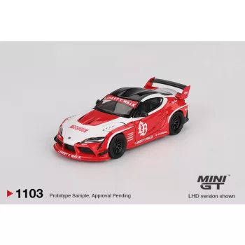   Minigt - 1:64 Toyota GR Supra LB-Works, Red/White, 2025 (LHD)
