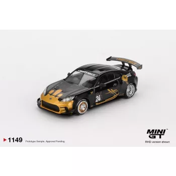   Minigt - 1:64 Toyota GB Supra GR86 LB-Nation, Black/Gold,2025 (RHD)