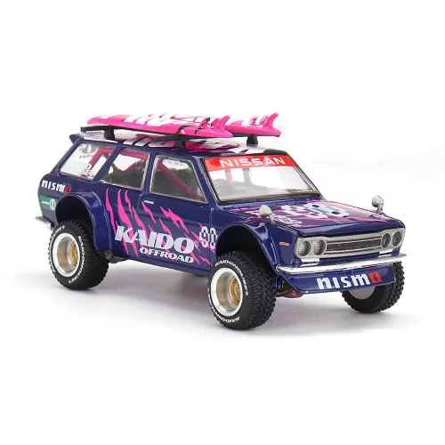 Minigt - 1:64 Datsun 510 4x4 Wagon Kaido Offroad V2 1969 - MINI GT