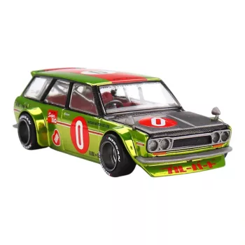 Minigt - 1:64 Datsun Kaido 510 Wagon Og Flo Yellow 1969