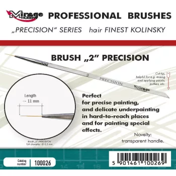 Mirage Hobby - MIRAGE BRUSH PRECISION KOLINSKY SIZE 2