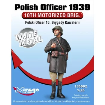   Mirage Hobby - Polish Officer 1939'10th Motorised Brig. White Metal