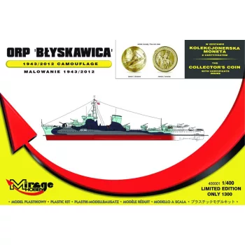   Mirage Hobby - ORP 'Blyskawica' 1943/2012 Camouflage