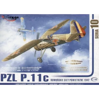   Mirage Hobby - PZL P-11 C Roman Luftwaffe w/Resin- and Fotoetched