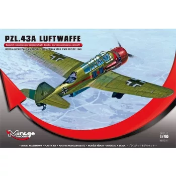 Mirage Hobby - PZL.43A Luftwaffe Germ.Vers. MIELEC 1940