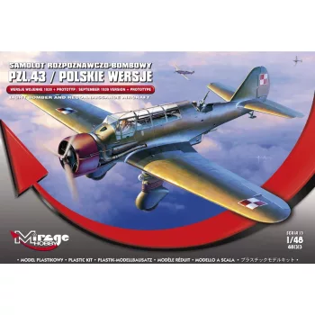   Mirage Hobby - PZL.43 "September 1939 VER.+Prototype"