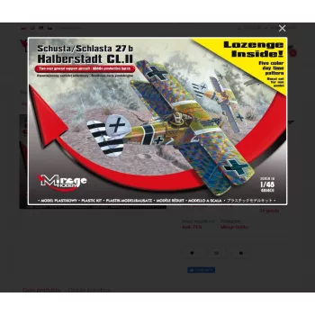 Mirage Hobby - Schusta/Schlasta 27b Halberstadt + color