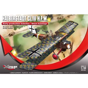   Mirage Hobby - Halberstadt CL.IV H.F.W.(Early productio production batches/Short fuselage