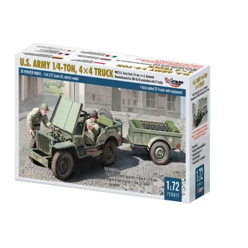 Mirage Hobby - U.S. ARMY 1?4?TON, 4×4 TRUCK