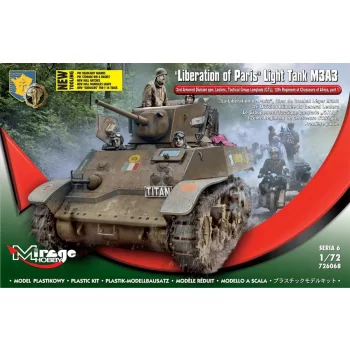Mirage Hobby - Liberation of Paris,Light Tank M3A3