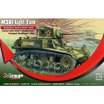   Mirage Hobby - M3A1 Light Tank 'Kuibishev' Sov. Union