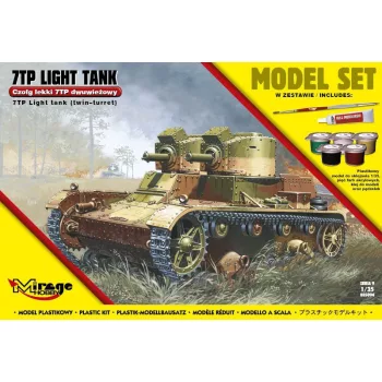   Mirage Hobby - 7TP Light Tank "Twin Turret"(Model Set)