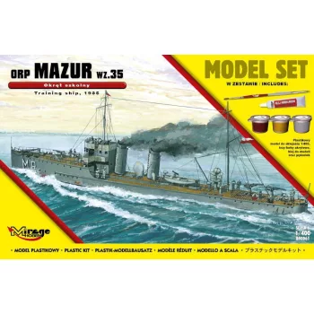   Mirage Hobby - ORP"MAZUR"1935(Training Ship)(Model Set)
