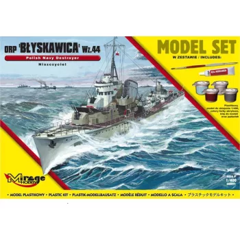   Mirage Hobby - ORP"Blyskawica"-wz.44(Polish Destroyer WWII)(Model Set)