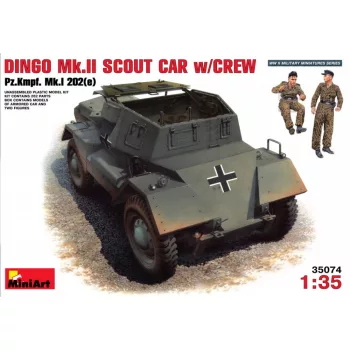 MiniArt - Dingo Mk II Pz.Kpfw.Mk 1 202(e) withcrew