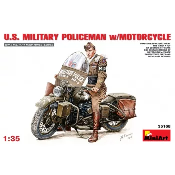 MiniArt - U.S.Millitary Policeman with Motorcycle