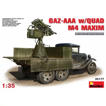 MiniArt - GAZ-AAA w/Quad M-4 Maxim