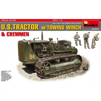  MiniArt - U.S.Tractor  withTowing Winch & Crewmen Special Edition