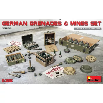 Miniart - German Grenades & Mines Set