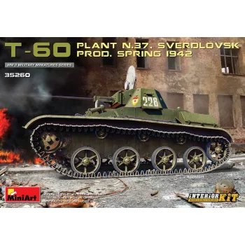  Miniart - T-60 Plant No. 37 Sverdlovsk Prod. Spring 1942 Interior Kit