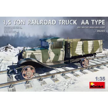 Miniart - 1,5 Ton Railroad Truck AA Type