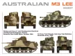 Miniart - Australian M3 Lee. Interior Kit
