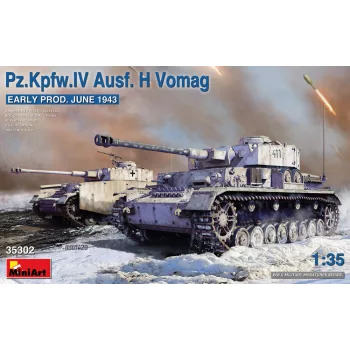 Miniart - Pz.Kpfw.IV Ausf. H Vomag. Early Prod. (June 1943)