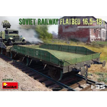 Miniart - Soviet Railway Flatbed 16,5-18 t