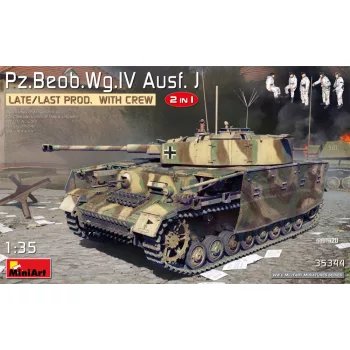   Miniart - Pz.Beob.Wg.IV Ausf. J Late/Last Prod. 2 in 1 w/Crew