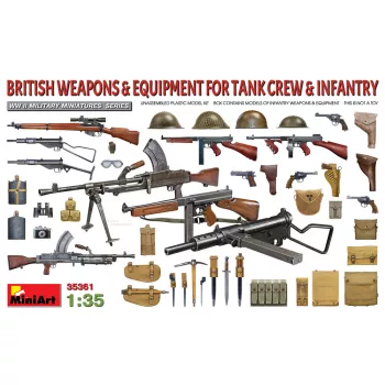   MiniArt - BRITISH WEAPONS & EQUIPMENT FOR TANK CREW & INFANTRY