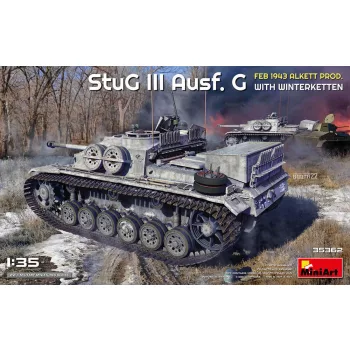   MiniArt - StuG III Ausf. G Feb 1943 Alkett Prod. with Winterketten