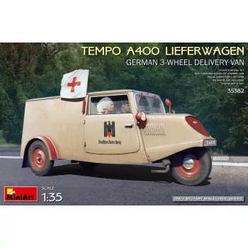   MiniArt - Tempo A400 Lieferwagen. German 3-Wheel Delivery Van
