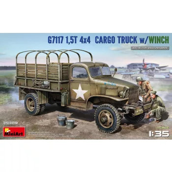 MiniArt - 1,5t 4x4 G7117 Cargo Truck w/Winch