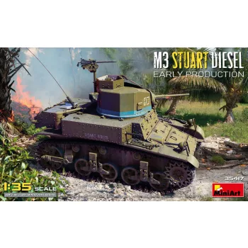MiniArt - 1/35 M3 Stuart Diesel Early Production