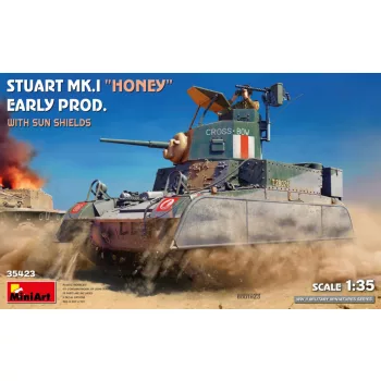   MiniArt - 1/35 Stuart Mk.I  "Honey" Early Prod. w/Sun Shields