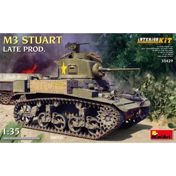 MiniArt - 1/35 M3 STUART LATE PROD. INTERIOR KIT
