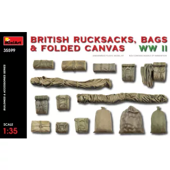 Miniart - British Rucksacks Bags & Folded Canvas WW2