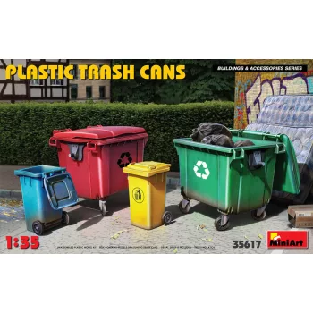 Miniart - Plastic Trash Cans