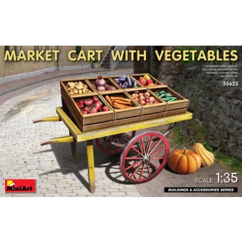 Miniart - Market Cart With Vegetables