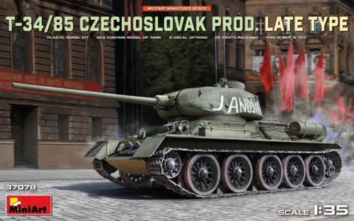 MiniArt - 1/35 T-34-85 CZECHOSLOVAK PROD. LATE TYPE