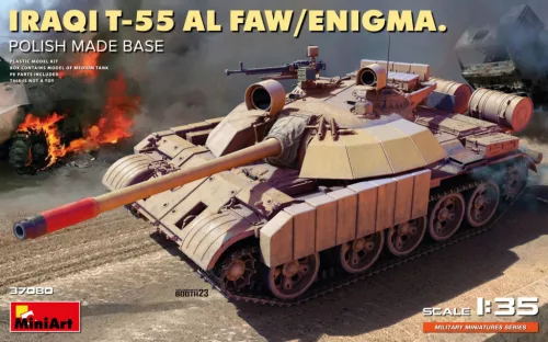 Minart - Iraqi T-55 Al Faw/Enigma. Polish Made Base