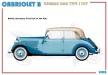 Miniart - Cabriolet B German Car Type 170V