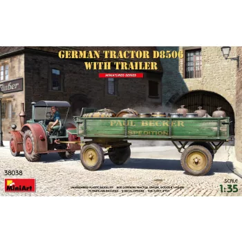 MiniArt - German Tractor D8506 with Trailer