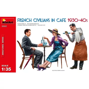 MiniArt - French Civilians in Cafe 1930-40s