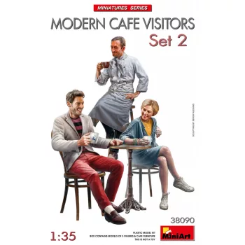 MiniArt - 1/35 Modern Cafe Visitors Set 2 