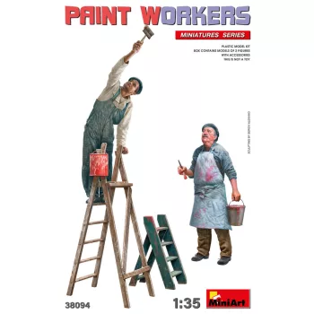 MiniArt - 1/35 PAINT WORKERS WITH ACCESSORIES