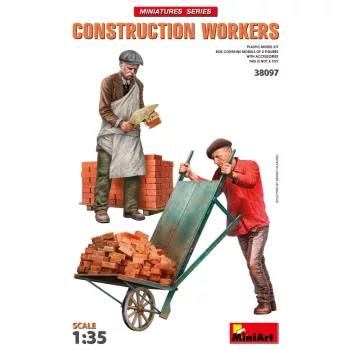 MiniArt - 1/35 Construction Workers with Accessories