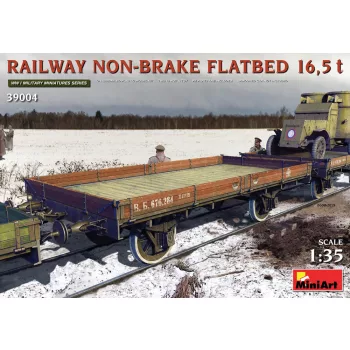 Miniart - Railway Non-brake Flatbed 16,5 t